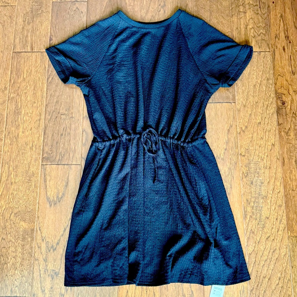 Black Short Sleeve Cupshe Swim Coverup